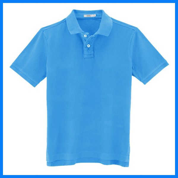 100% organic cotton blank polo shirt made in China men's polo t shirt