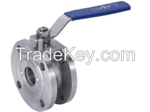Stainess Steel 1PC Wafer Type Ball Valve