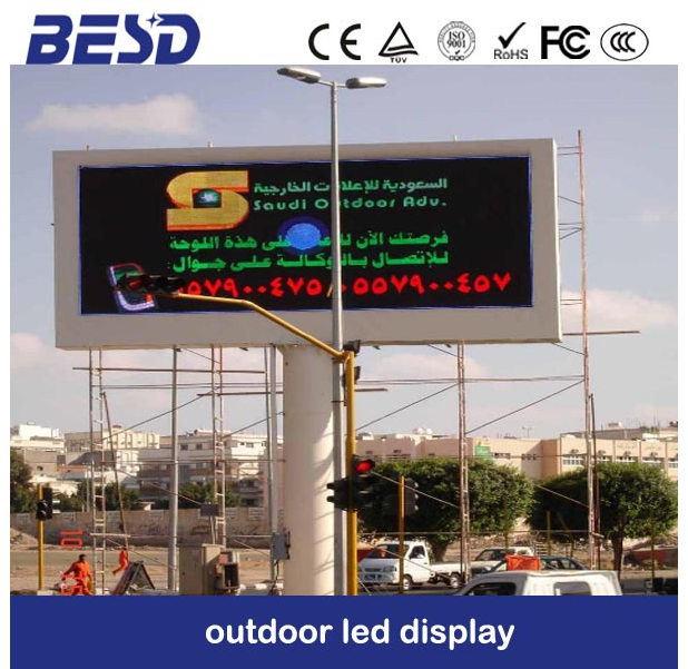 2014 New products! advertising P10 outdoor led display
