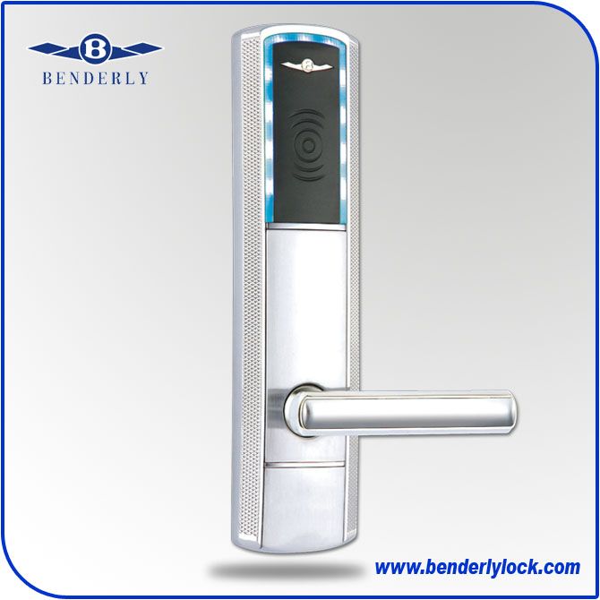 Magnetic RF card hotel lock for hotel card key lock