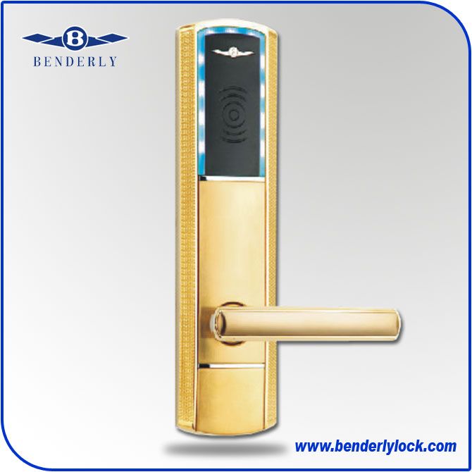 Magnetic RF card hotel lock for hotel card key lock