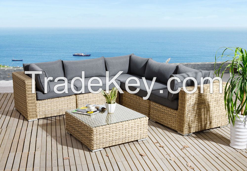 Synthetic rattan sofa set, new design sofa
