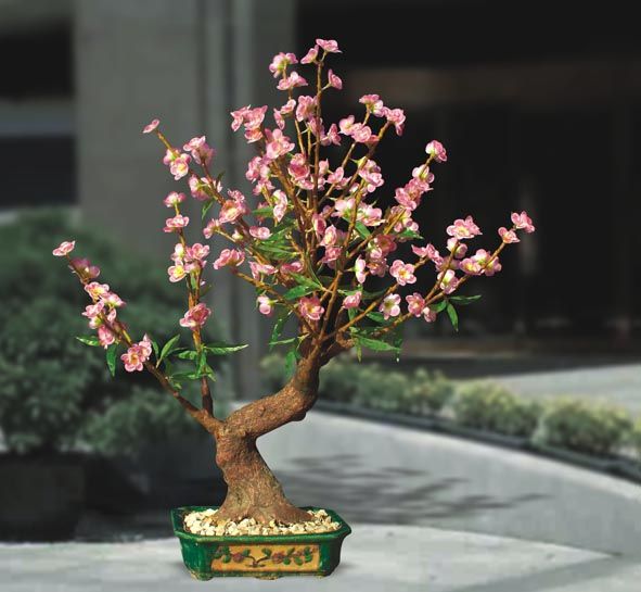 artificial led flower bonsai lights high simulation led flower bonsai for home & hotel decoration