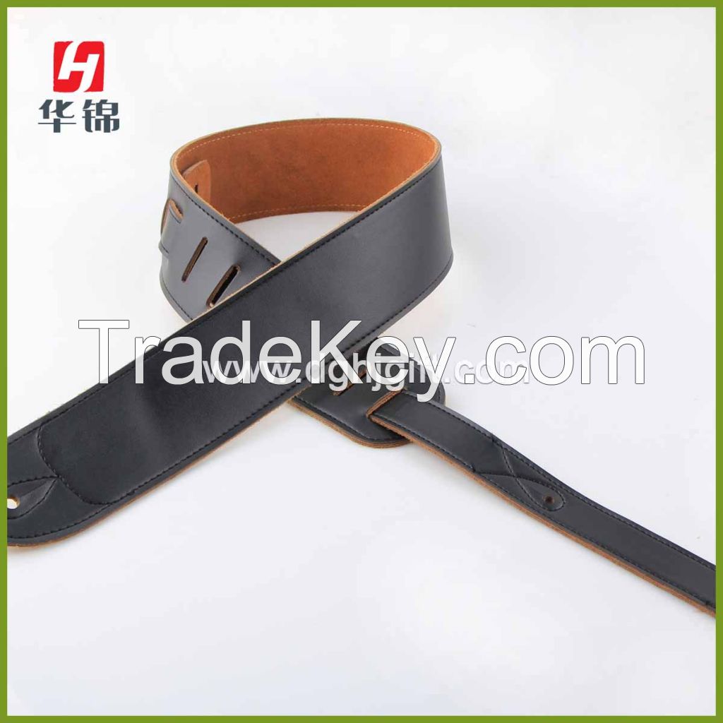 Promotional high quality  leather guitar strap/belt