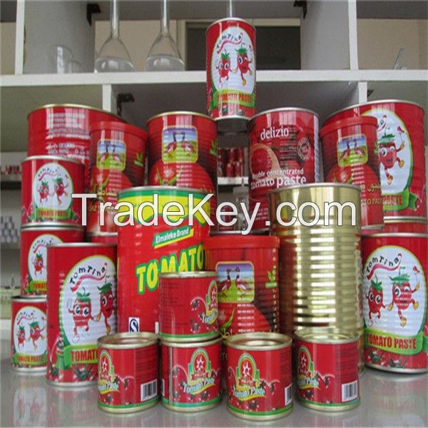 Brix 28-30% CB canned tomato paste