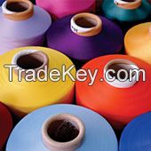 NYLON YARN DOPE DYED COLORS NYLON 6 DTY