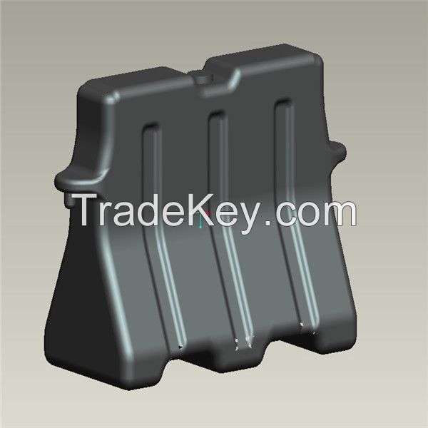 plastic road barrier mold