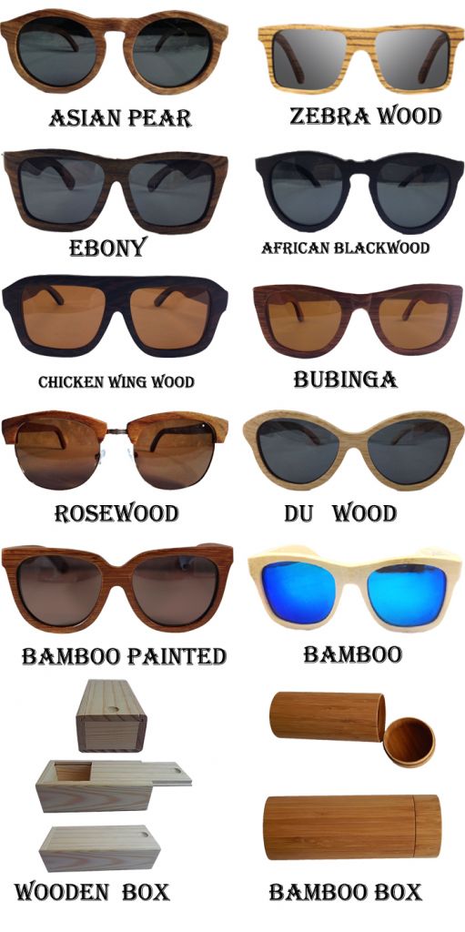 Wood/Bamboo optical glasses frames