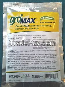 Gro2Max Poultry Probiotic Supplement