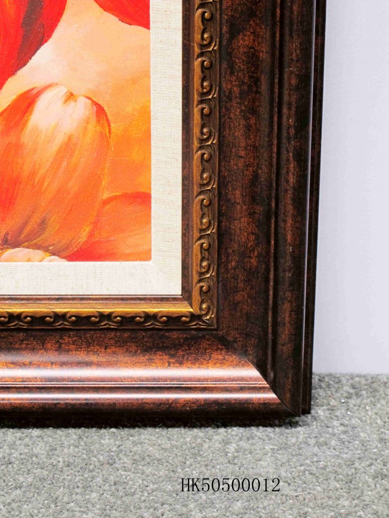 Classic style brown with khaki color painting frame 50*50