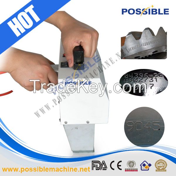 Possible Laser Handheld dot peen pneumatic marking machine for chassis number/car frame