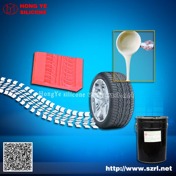 Addition cure silicone rubber for tire mold