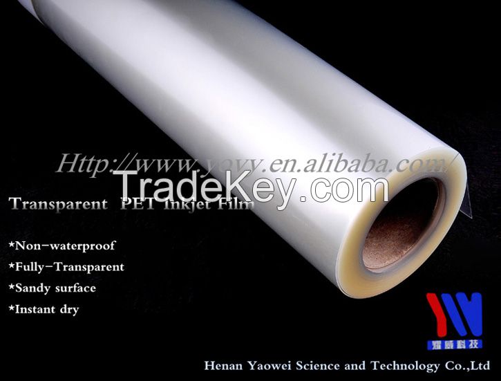 Clear Frosted Inkjet Film For Screen Printing