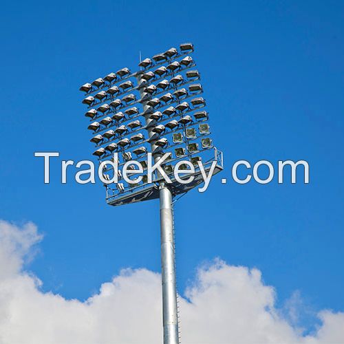 Cheap stadium mast Galvanized steel Pole 
