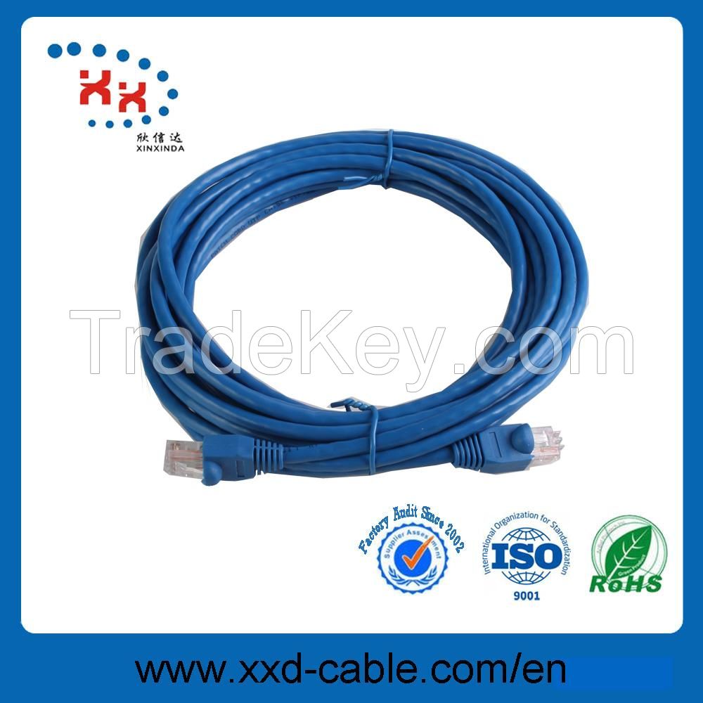 4P stranded rj45 utp CAT6/CAT5E patch cord cable