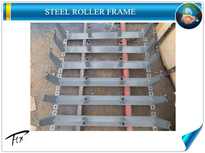 belt=6500mm.blue conveyor roller bracket,coal conveyor bracket