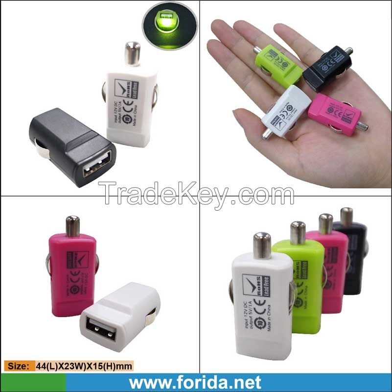 Factory wholesale High quality 5V/2.1A car usb charger