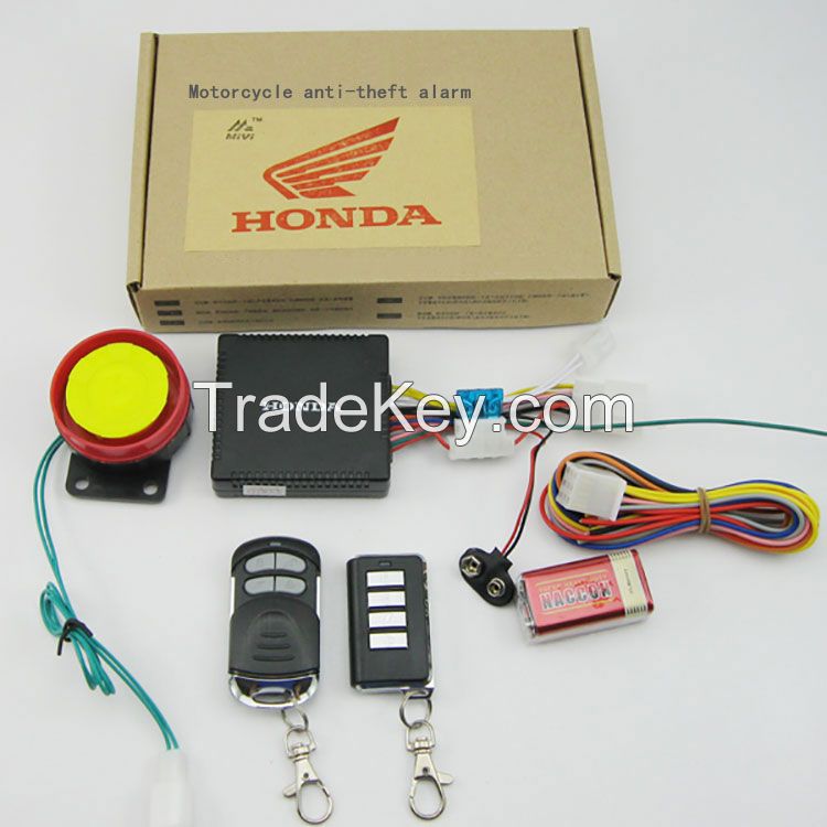 Supply Honda motorcycle with key alarm waterproof dual remote control