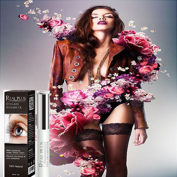 Most popular items in european market REAL PLUS eyelash enhancer mascara 