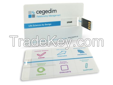 Mini credit card USB Flash Drives