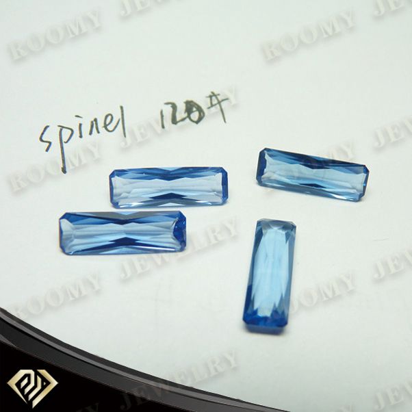 5x12mm octagon blue spinel #120 gemstone