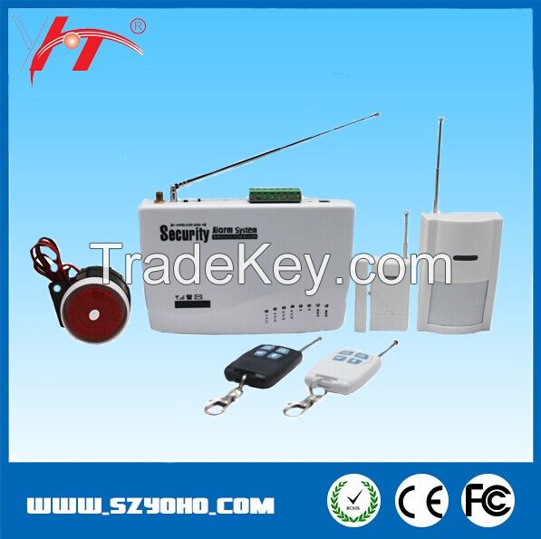 wireless GSM burglar security alarm system, auto dial SMS wireless alarm system