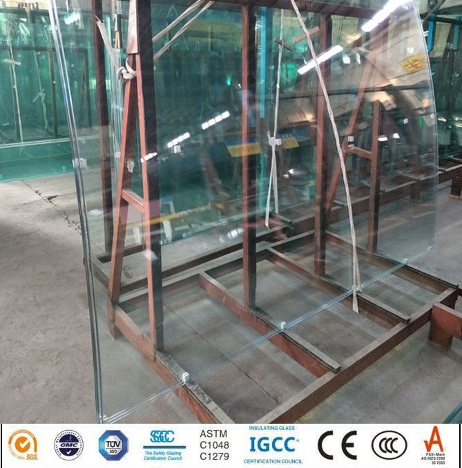 Outdoor Architecture Customized Size Safety 6mm 8mm Curved Tempered Glass Price