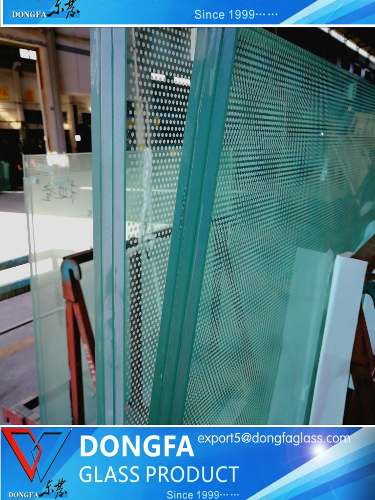 High performance Architectural laminated glass irregular shape custom