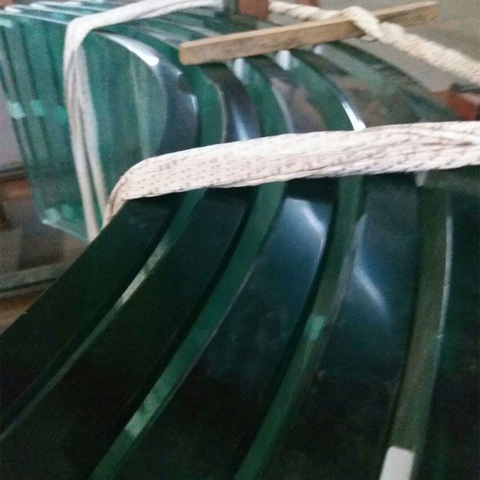 Outdoor Architecture Customized Size Safety 6mm 8mm Curved Tempered Glass Price