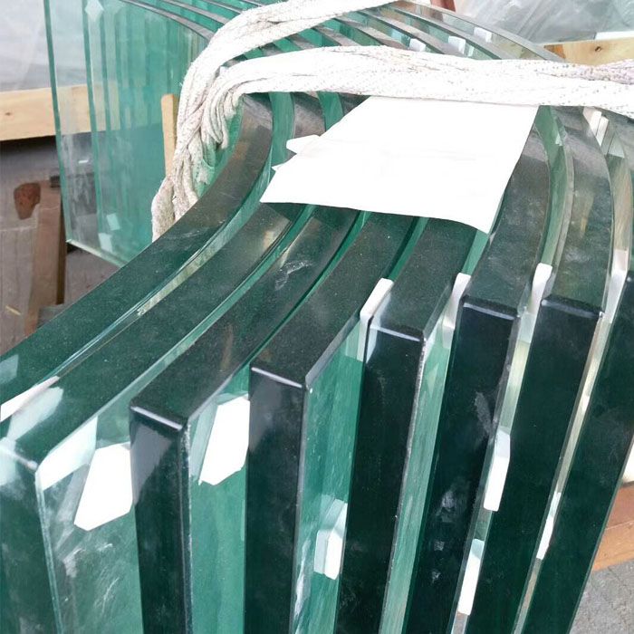 Outdoor Architecture Customized Size Safety 6mm 8mm Curved Tempered Glass Price