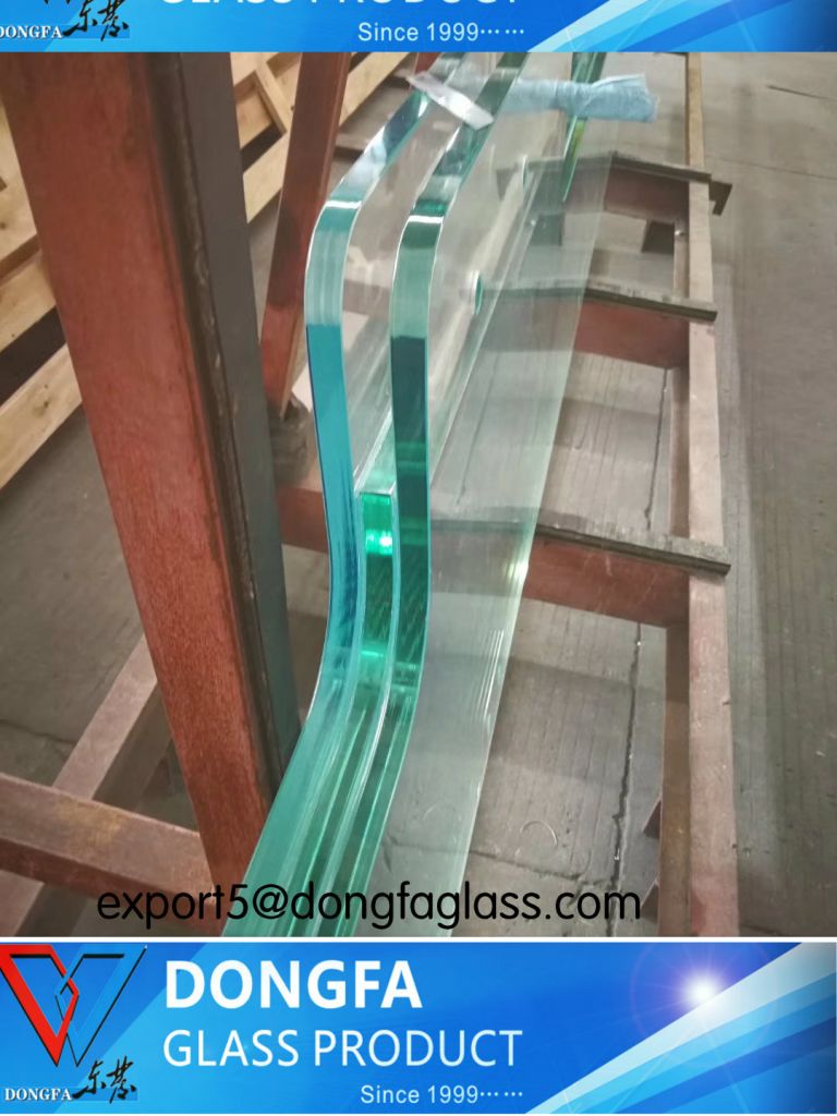 High performance Architectural laminated glass irregular shape custom