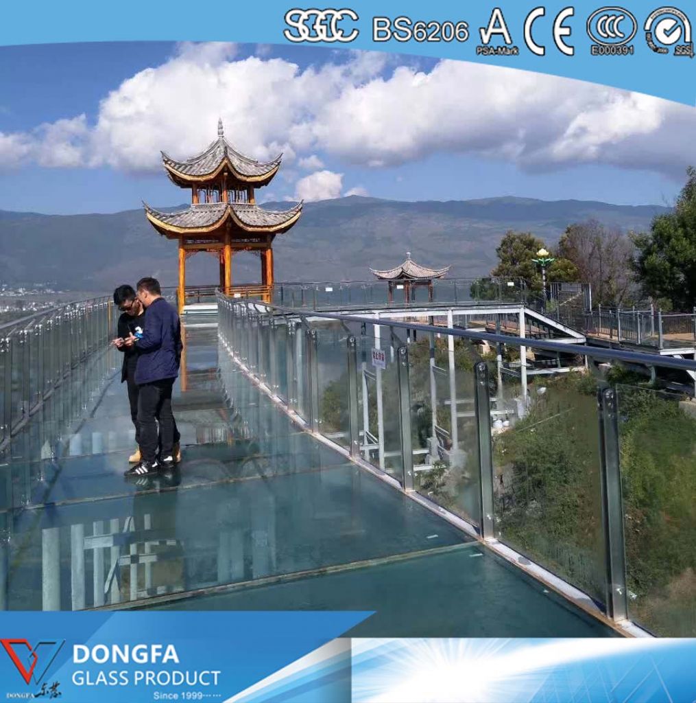 High Security SGP laminated glass bridge