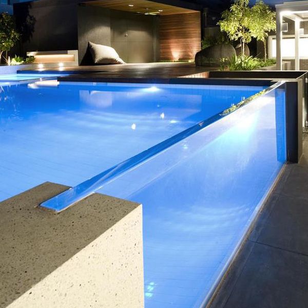 Supre thick clear laminated glass wall,laminated Swimming Pool Safety Fence