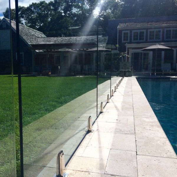 high safety clear tempered glass pool fence,glass pool fence price