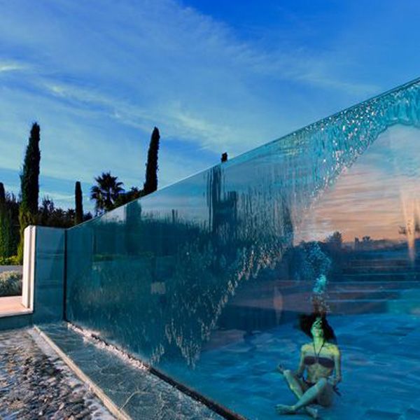  Swimming pool glass panels/tempered glass pool fencing