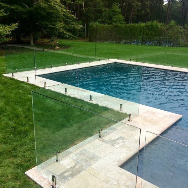 high safety clear tempered glass pool fence,glass pool fence price