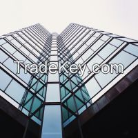 structural building glass SGP laminated Glass Curtain Wall system price