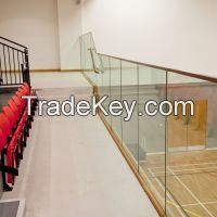 Hot Sale 8mm 10mm 12mm Ultra Clear Tempered Glass for Indoor Stair Railings with CE certification