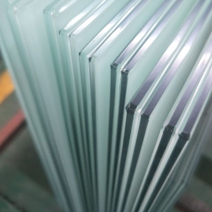 10.38mm Translucent White PVB film Laminated Glass for Terrace Railing