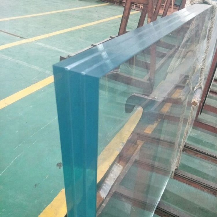 Exterior Super Thick Swimming Pool Wall Laminated Safety Clear Tempered Glass