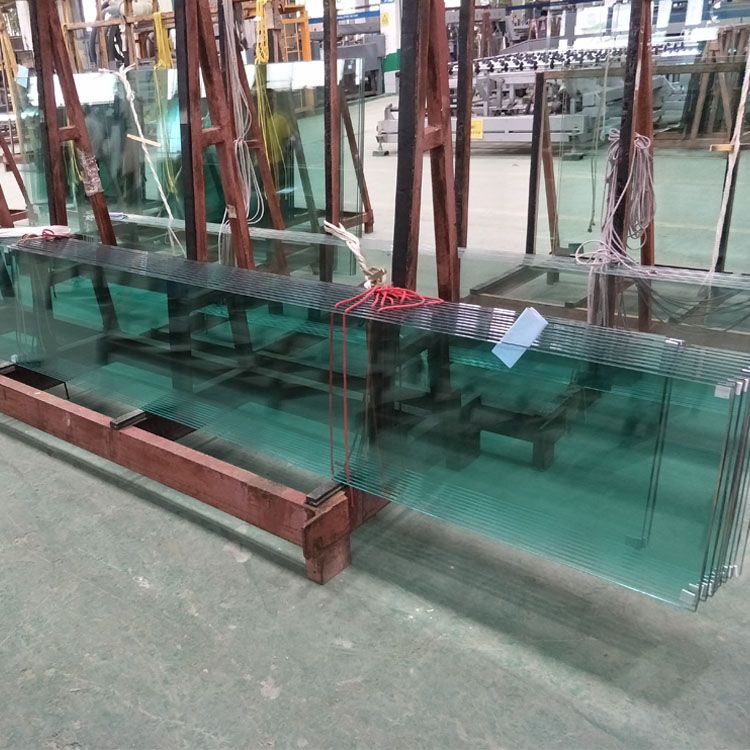 15mm 19mm jumbo size clear toughened safety glass wall for swimming pool