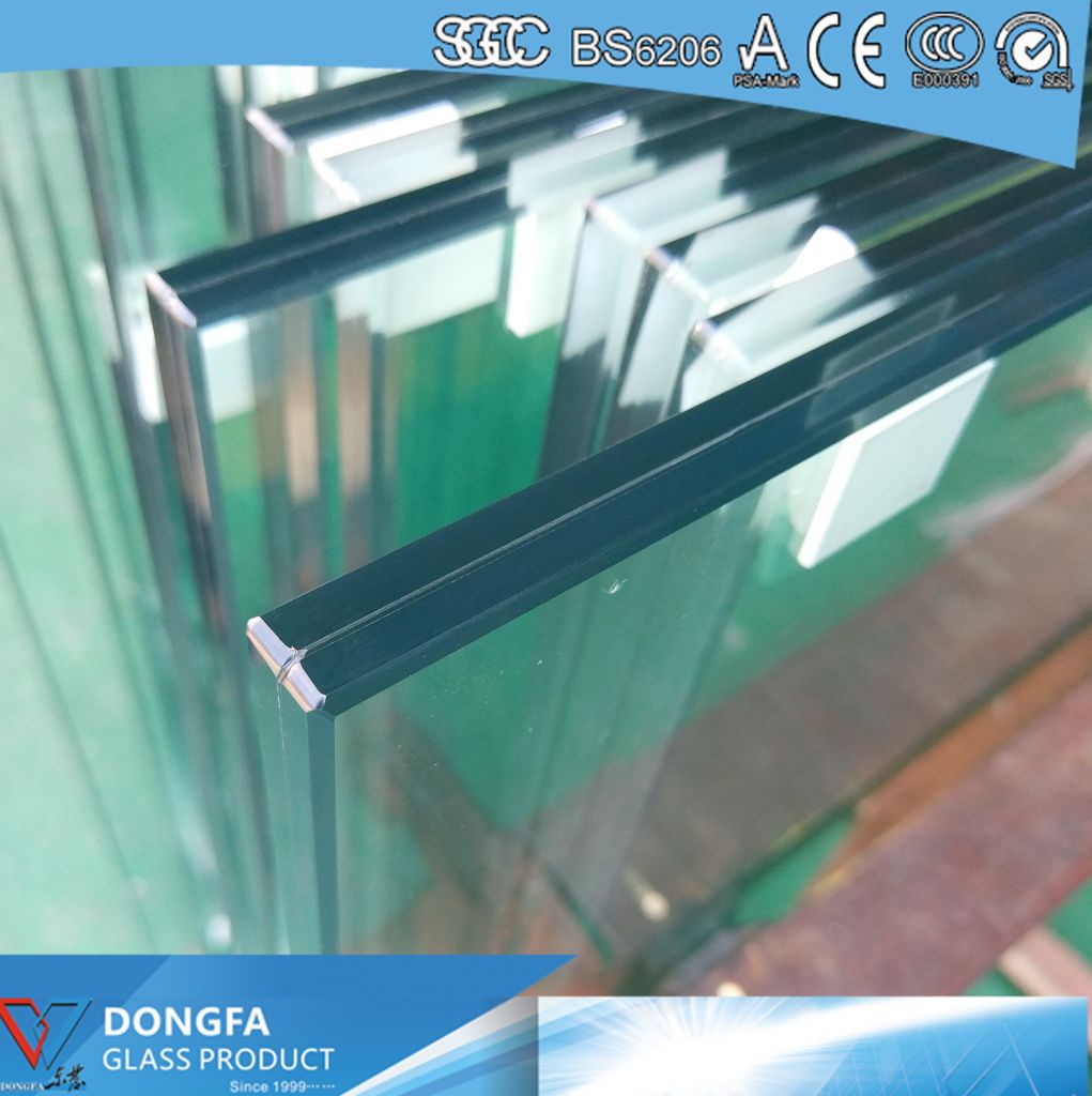 13.5 mm 17.5mm 21.5mm  patio pool staircase balustrade fence toughened glass price per square meters 