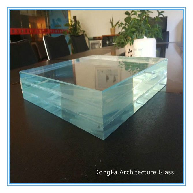 Violent - resistence SGP Interlayer High Security Toughened Laminated Glass For Commercial Building Glass
