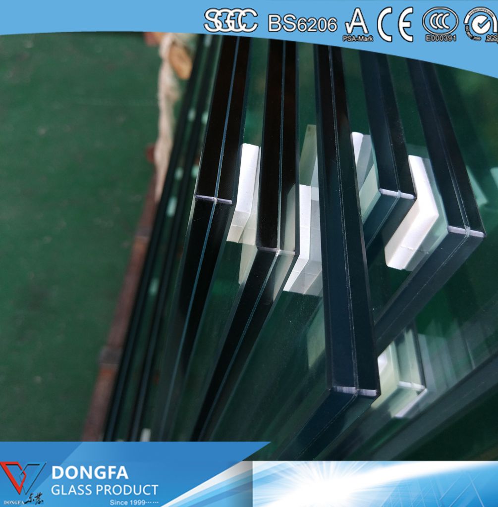 Edge aligned Sentryglas laminated glass China supplier