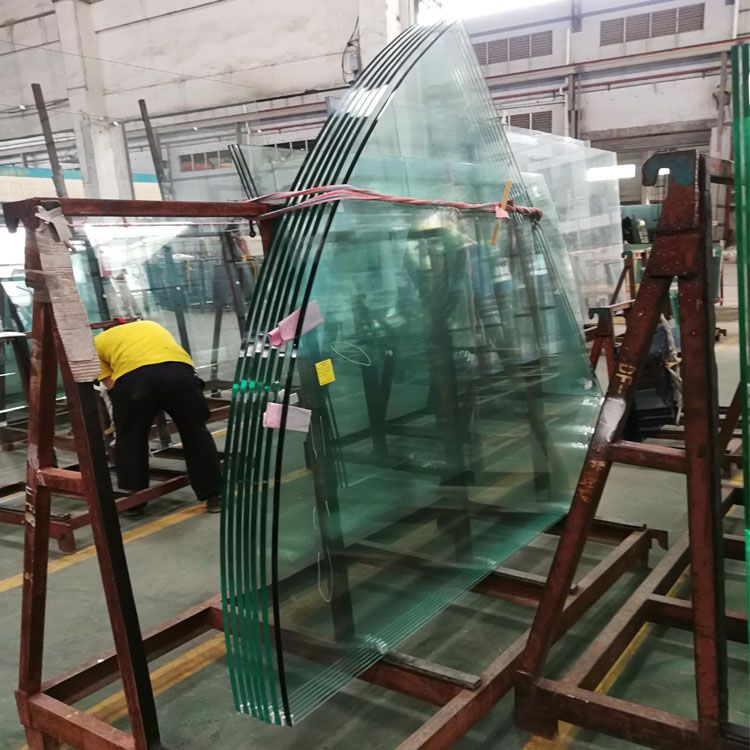 Custom Shaped Clear Transparent Tempered Glass Skylight Roof Panels