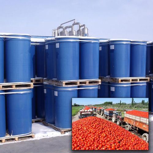 cold break brix 36-38% tomato paste in 220 litre drum