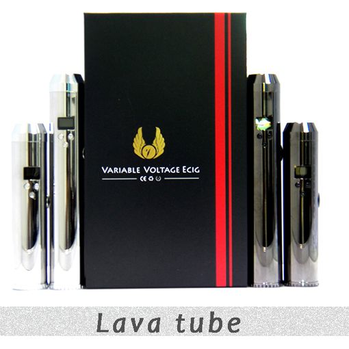 Wholesale - Lava Tube Variable Voltage Lavatube Electronic cigarette Kit with CE4 Atomizer E Cigarette kit Free Shipping