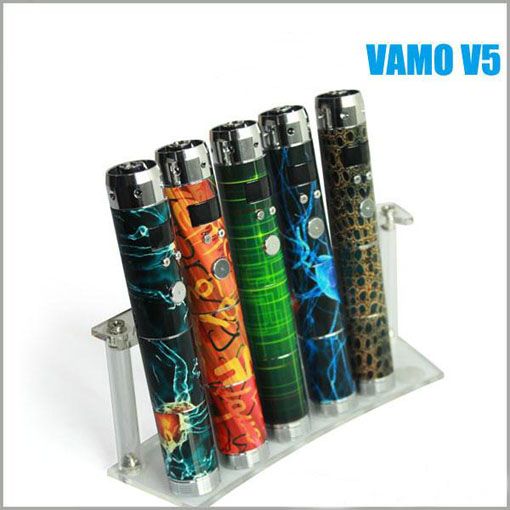 Wholesale - New vision colorful Vamo V5 vamo v4 vamo v3 vamo v2 updated lava tube ecigarette vamo mod v5 Electronic Cigarette Battery DHL fr