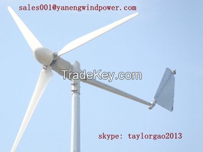 YANENG 2KW wind turbine for home, household wind generator ,rotor diameter 3.2m, 3.8m. 4