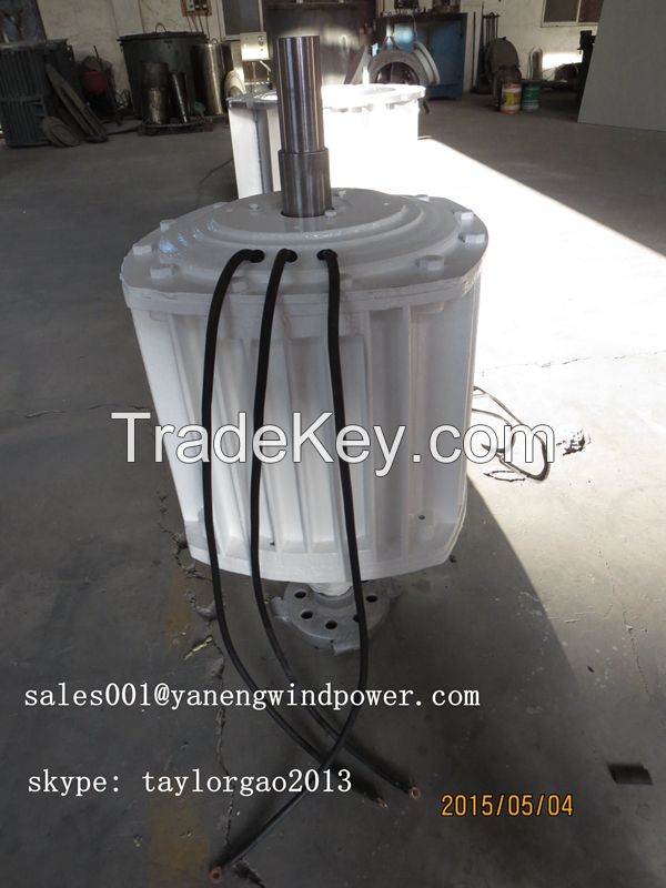 1kw-60kw 3 phase AC permanent magnet generator for wind turbine, wind turbine motor , PMA 